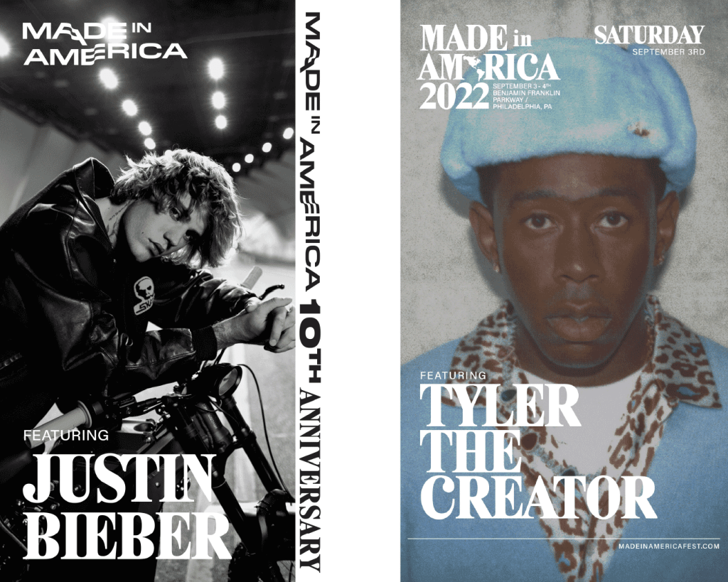 Made In America Festival branding&nbsp;(2021-2023)
